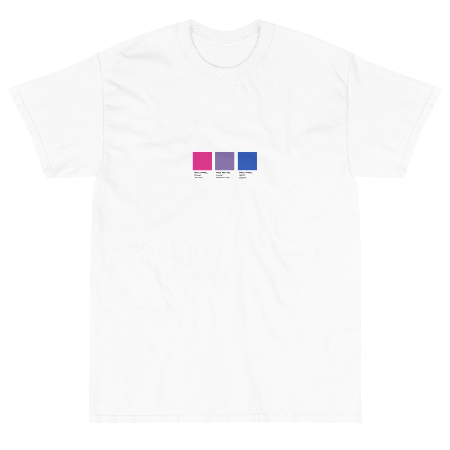 Bisexual Paint Swatch - Short Sleeve T-Shirt