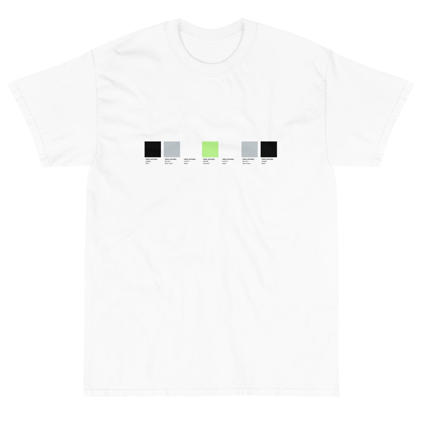 Agender Paint Swatch - Short Sleeve T-Shirt