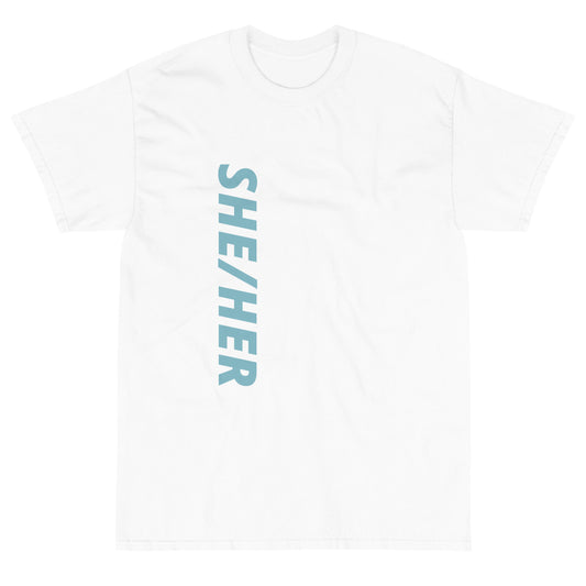 "She/Her" Short Sleeve T-Shirt