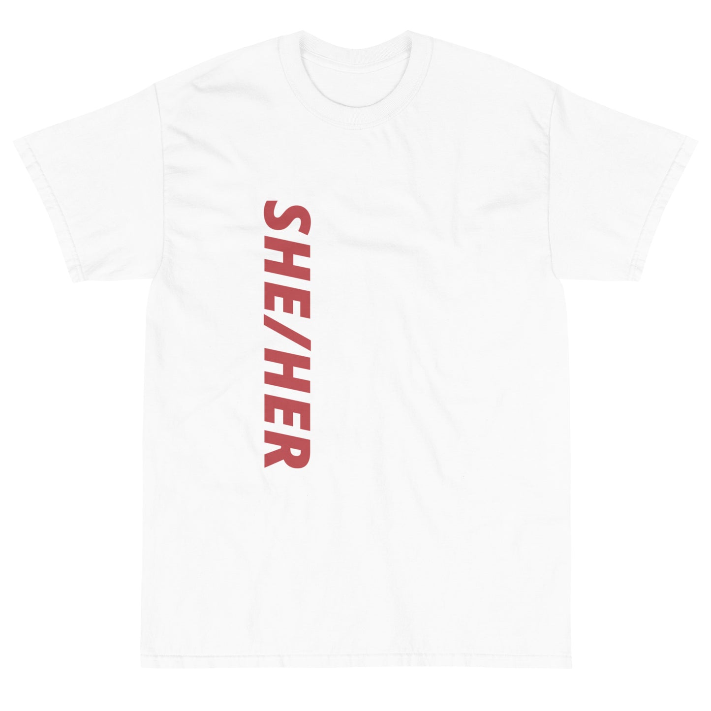"She/Her" Short Sleeve T-Shirt