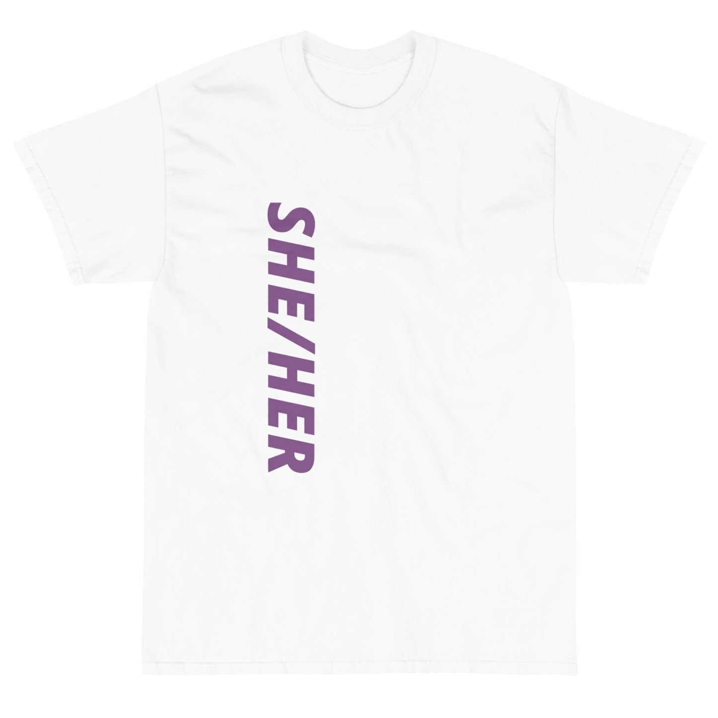 "She/Her" Short Sleeve T-Shirt
