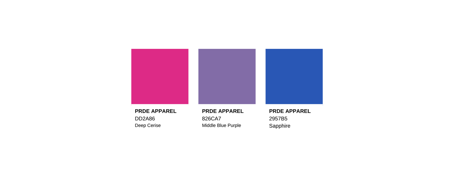 Bisexual Paint Swatch - Short Sleeve T-Shirt