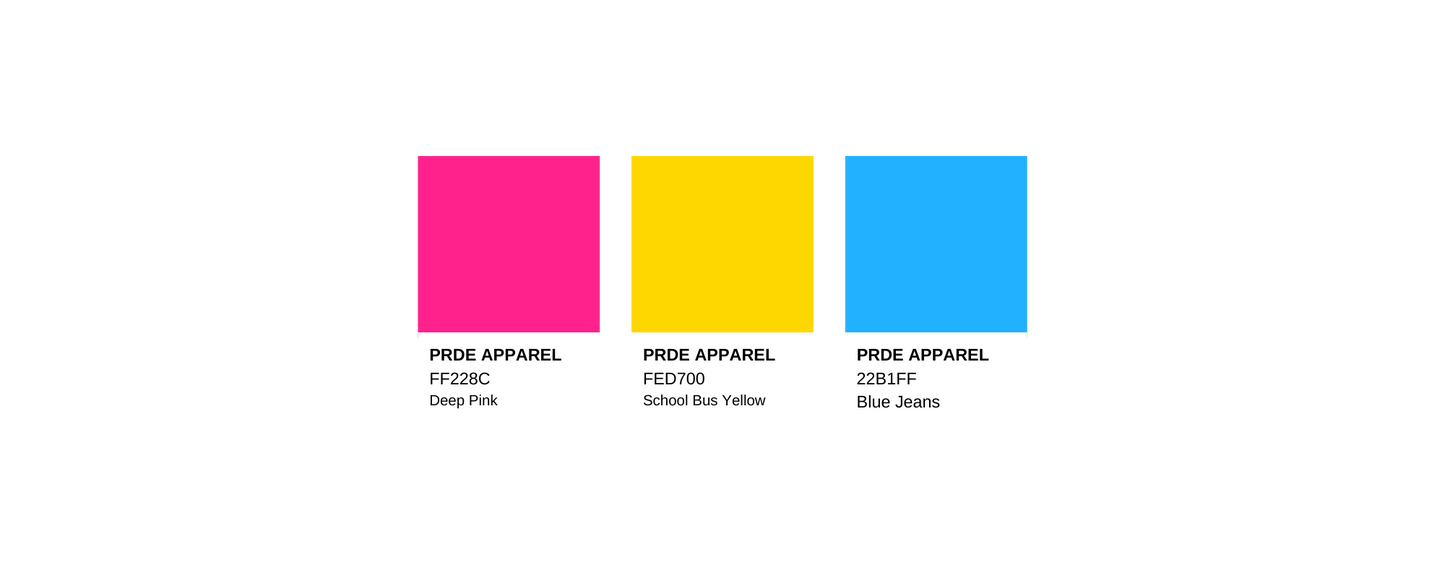 Pansexual Paint Swatch Stickers