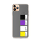 Non-Binary Paint Swatch iPhone Case