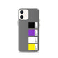 Non-Binary Paint Swatch iPhone Case