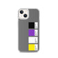 Non-Binary Paint Swatch iPhone Case