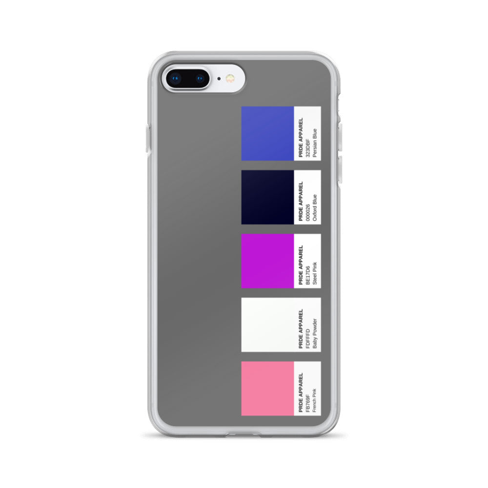 Genderfluid Paint Swatch iPhone Case