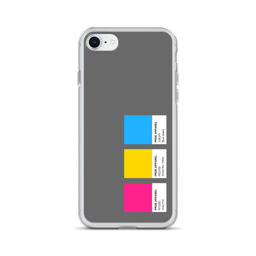 Pansexual Paint Swatch iPhone Case