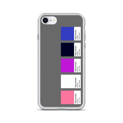 Genderfluid Paint Swatch iPhone Case