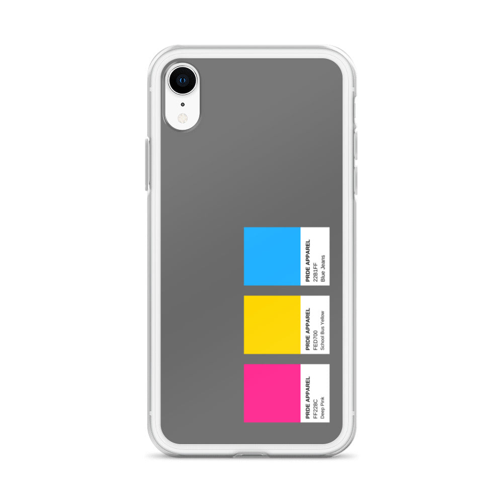 Pansexual Paint Swatch iPhone Case