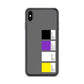 Non-Binary Paint Swatch iPhone Case