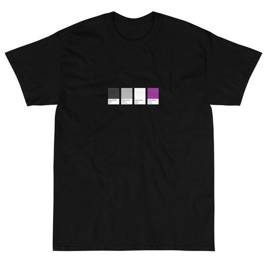 Asexual Paint Swatch - Short Sleeve T-Shirt
