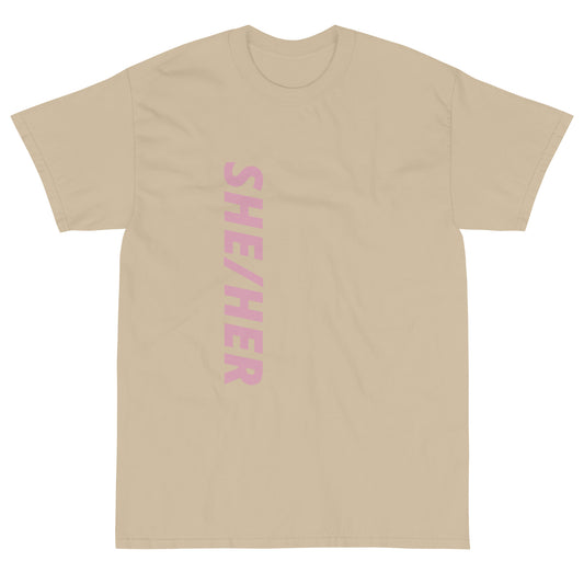 "She/Her" Short Sleeve T-Shirt