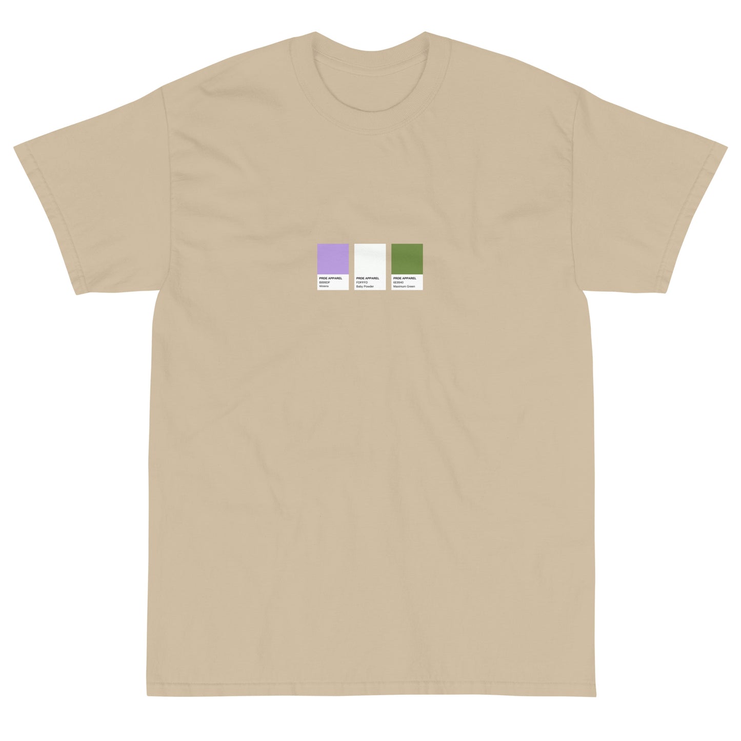 Genderqueer Paint Swatch - Short Sleeve T-Shirt