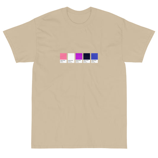 Genderfluid Paint Swatch. -Short Sleeve T-Shirt