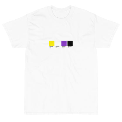 Non-Binary Paint Swatch - Short Sleeve T-Shirt