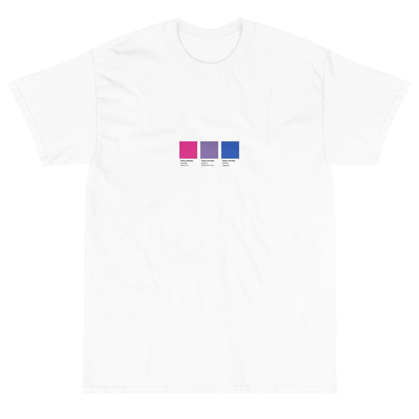 Bisexual Paint Swatch - Short Sleeve T-Shirt